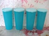 Tupperware 16oz Tumbler Tropical Water Set of 4