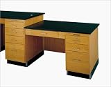 Diversified Woodcrafts 1146K Side Desk for 5' and 8' Wide Instructor's Desk