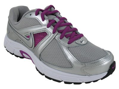 Nike Women's NIKE DART 9 WMNS RUNNING SHOES 8 (METALLIC SILVER/METALLIC SILVER/WD GRP)