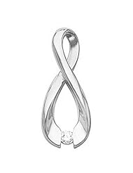 Platinum Diamond Pendant - 0.12 Ct. -- LIFETIME WARRANTY