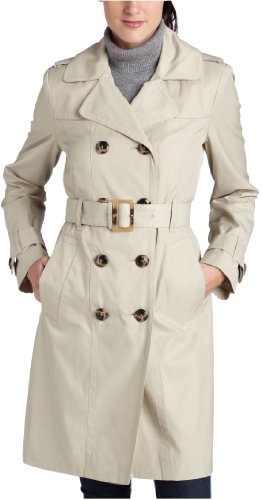 London Fog Women's Double Breasted Trench