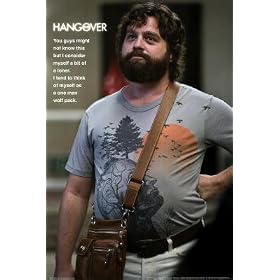 The Hangover Movie (Alan, One Man Wolf Pack) Poster Print - 24x36