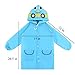 Naimo Children Cute Portable Poncho Raincoat Translucent Raincoat (Car)