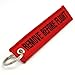 Remove Before Flight Key Chain - Red/Black