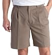 IZOD Men's Microfiber Double Pleat Golf Short