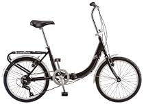Schwinn 20-Inch Loop Folding Bike, Black
