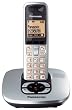 Panasonic KX-TG6421ES DECT Single Digital Cordless Phone Set With Answer Machine - Silver