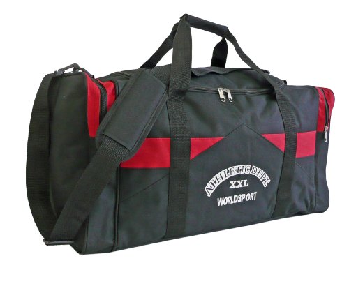 amaro Sporttasche, schwarz-rot, ca. 58,0 x 26,0 x 32,0 cm Preisvergleich