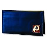 NFL Washington Redskins Leather Checkbook Cover Wallet