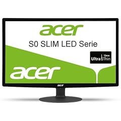 Acer S240HLBID 61 cm (24 Zoll) Slim LED Monitor (DVI, VGA, HDMI, 5ms Reaktionszeit) schwarz