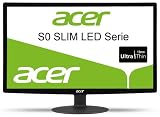 Acer S240HLBID 61 cm (24 Zoll) Slim LED Monitor (DVI, VGA, HDMI, 5ms Reaktionszeit) schwarz