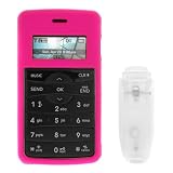 LG EnV2 VX9100 Cell Phone Hot Pink Rubber Feel Protective Case Faceplate Cover