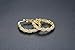 Diamond Hoop Earrings 18k Gold Plated Womens Roseate Noble Jewelry