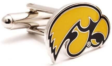 Iowa Hawkeyes NCAA Logo'd Executive Cufflinks w/ Jewelry Box by Cuff Links