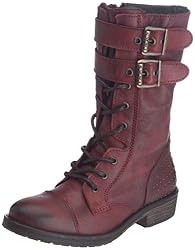 IKKS New Portobella R Buff Cyprus I00753, Damen Fashion Halbstiefel & Stiefeletten, Rot (Burgundy), EU 36