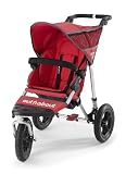 Out n About Single Nipper 360 v2 All-Terrain Baby Pushchair in Red