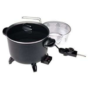 National Presto 06006 Presto Kitchen Kettle Electric Multi-Cooker And Steamer by National Presto