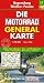  : Motorrad Generalkarte Deutschland Regensburg, Weiden, Passau 1:200 000