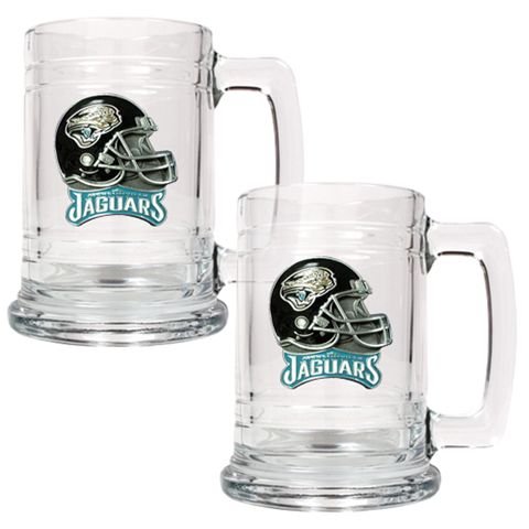 Jacksonville Jaguars Set of 2 Beer Mugs