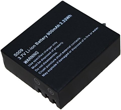 SportShot Rechargeable 900mAh 3.7V Li-ion Battery for SJCAM SJ4000 Geekpro DBpower Action Camera