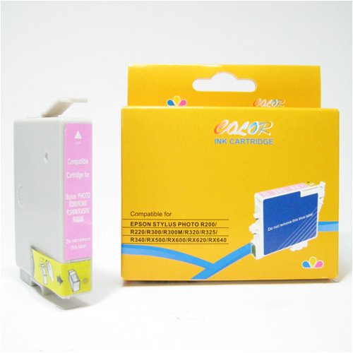Compatible Epson T048620 Light Magenta Ink Cartridge T0486LM