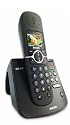 Philips CD645 - Schnurloses Telefon mit Anrufbeantworter, Schwarz