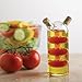 Fox Run 7053 Run Bubble Design Oil and Vinegar Bottle, Bubbles, Clear