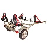 Malone MicroSport 3-Boat Kayak Trailer Package-Gray
