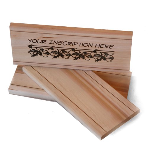 CEDAR ADIRONDACK Outdoor Chairs Tables and Patio Furniture Sets PATIO Outdoor Plaque - Garden Plaque - Address Plaque