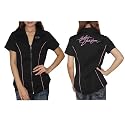 Damen Harley Davidson Rei&szlig;verschluss vorne Kurz&auml;rmeliges Hemd / Bluse