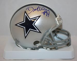 Demarcus Ware Signed Autograph Dallas Cowboys Mini Helmet Authentic Certified Coa