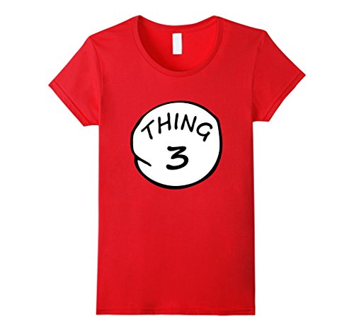 Women's Thing 3 T-Shirt Medium Red