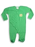 Bambolino - Newborn Baby Boys Long Sleeved Footed Coverall, Green