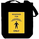 Reserved For Aircraft Maintenance Engineers Only Occupations Tote Bag (Black, Canvas, Unisex)