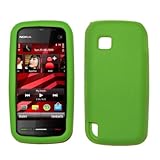 Premium Neon Green Silicone Gel Skin Cover Case for Nokia Nuron 5230 [Acces ....