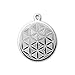 Flower of Life Pendant-Sterling Silver 925 title=