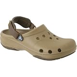 Crocs Ace Boating Sandal - Women's Khaki/Chocolate, 8