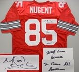Mike Nugent Ohio State Buckeyes Red Jersey Lou Groza All America
