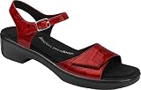 Drew Shoe Women's Iris Sandal,Red Marble Patent,11.5 N US