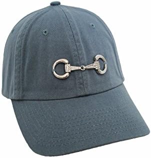 Baron Women's Snaffle Bling Bit Equestrian Accent Ball Cap One Size Smoky Blue