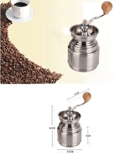 Topicker Stainless Steel Hand Grinder Coffee Grinder