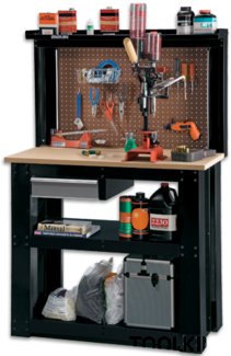Stack-On WB-402 Steel Reloading Workbench with Back Wall