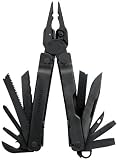 Leatherman 831105 Super Tool 300 Multi-Tool 19 Tools in One - Black Oxide Body