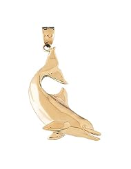 CleverEves 14K Gold Pendant Dolphins 9 - Gram(s)