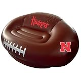 Nebraska Cornhuskers Inflatable Football Sofa