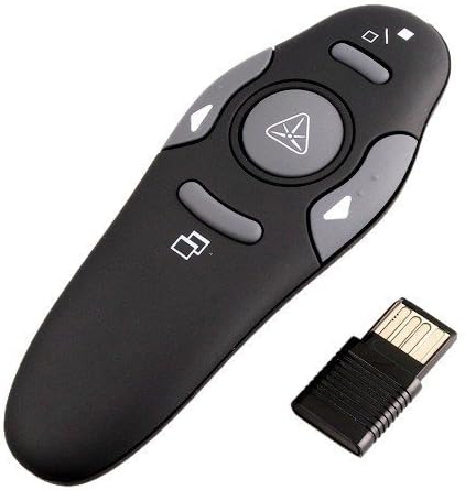 Rf 2.4ghz Wireless Remote Control Motion Presenter Mouse Laser Pointer