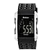Armitron Men's 408177SIL Silver-Tone and Black Chronograph Digital Sport Watch