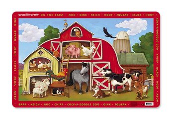 Crocodile Creek On The Farm Placemat
