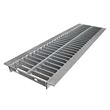 U字溝用 グレーチング 適用みぞ幅200mm (大型トラック用) (長さ995mm 幅190mm 高さ32mm) HGU-200-32