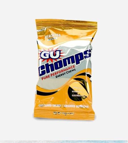GU Chomps Energy Chews - Peach Tea - Single Packet